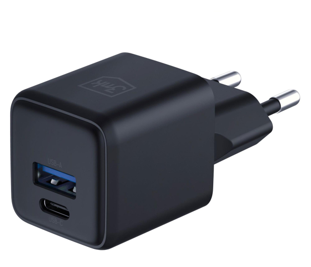 3MK Hyper GaN Charger 20W QC4+ PD PPS USB 1A1C Black EU - 1333353 - zdjęcie 4